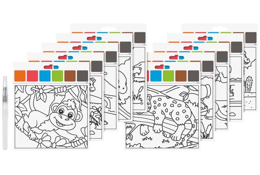 Omalovánky Heyda Zvířátka ze ZOO - ilustrace